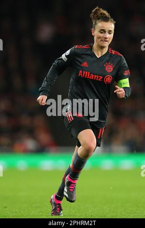 Emirates Stadium, London, UK. 29th Mar, 2023. Womens Champions League Quarter Final Football, Arsenal versus Bayern Munich; Credit: Action Plus Sports/Alamy Live News Stock Photo