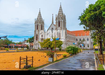 View of the Saint Sebastian church in Negombo, Sri Lanka. Stock Photo