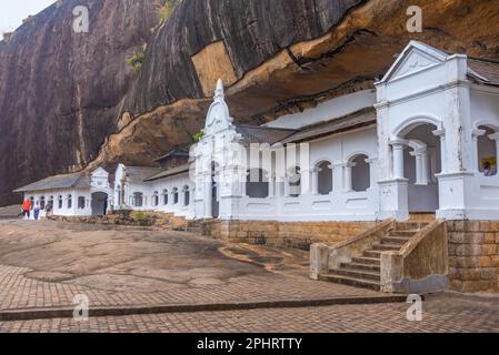 Dambulla Cave Temple Complex in Sri Lanka. Stock Photo