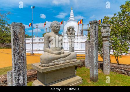 Lankarama Stupa in Anuradhapura, Sri Lanka. Stock Photo