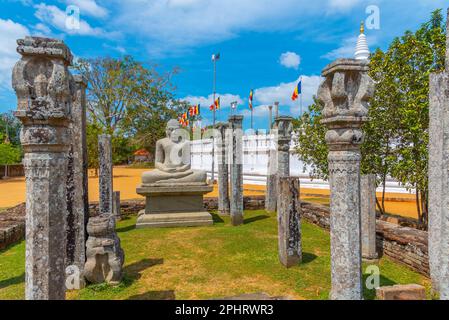 Lankarama Stupa in Anuradhapura, Sri Lanka. Stock Photo