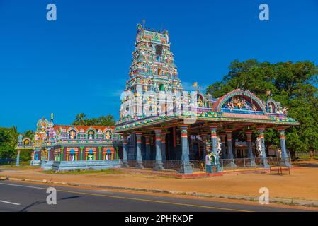 Pillaiyar temple near Jaffna in Sri Lanka. Stock Photo