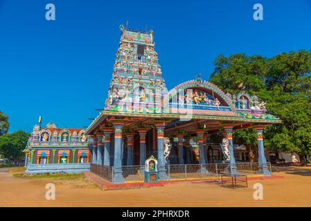 Pillaiyar temple near Jaffna in Sri Lanka. Stock Photo