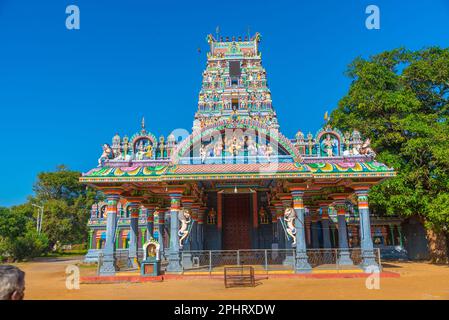 Pillaiyar temple near Jaffna in Sri Lanka. Stock Photo