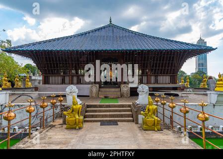 Gangarama Seema Malakaya buddhist temple at Colombo, Sri Lanka. Stock Photo