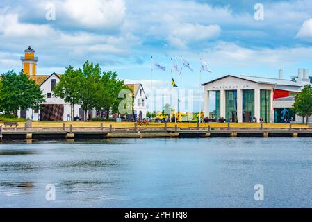 Maritime museum in the port of Karlskrona, Sweden. Stock Photo