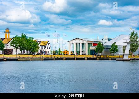 Maritime museum in the port of Karlskrona, Sweden. Stock Photo