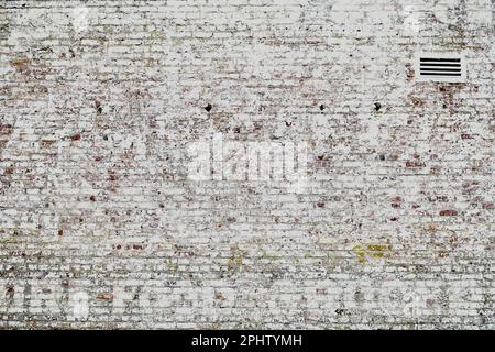 vintage brown and white brick wall background Stock Photo