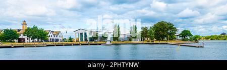 Maritime museum in the port of Karlskrona, Sweden. Stock Photo