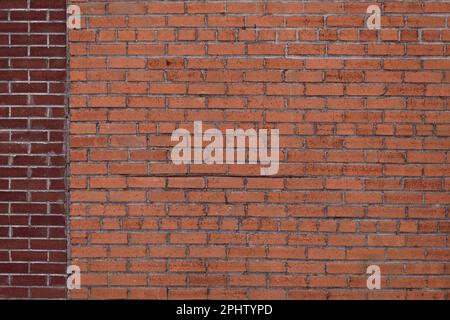 Rough brick wall brick column background Stock Photo