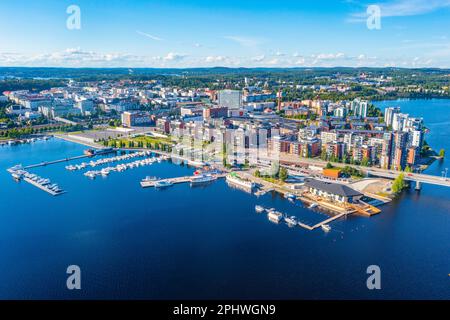 Panorama view of Jyväskylä, Finland Stock Photo