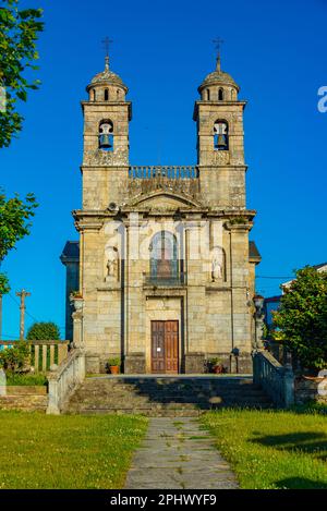Santuario da Nosa SeГ±ora dos Remedios church at Castro Caldelas town in Spain. Stock Photo