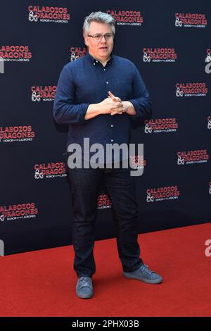 Mexico City, Mexico. 29th Mar, 2023. March 29, 2023, Mexico City, Mexico: Producer Jeremy Latcham attends the film photocall and press conference for the Dungeons and Dragons: Honor Among Thieves at Four Season Mexico. on March 29, 2023 in Mexico City, Mexico. (Photo by Carlos Tischler/Eyepix/NurPhoto) Credit: NurPhoto SRL/Alamy Live News Stock Photo