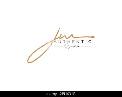 Letter JW Signature Logo Template Vector Stock Vector Image & Art - Alamy