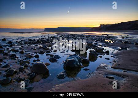 Saltburn by the rocks Stock Photo