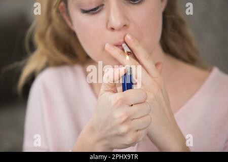 woman lighting cigarette house blows up A Free Image and Photograph 114473108 Woman killed in house explosion