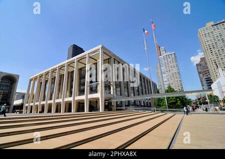 David Geffen Hall at the Lincoln center in Manhattan, New York City, NY, USA. Stock Photo