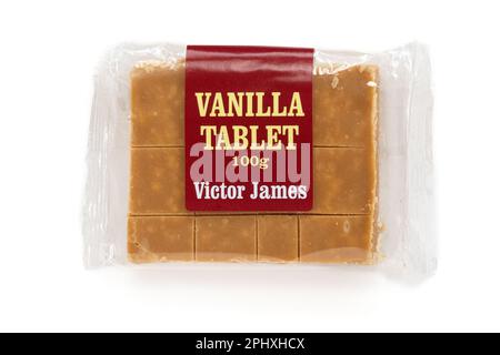 Scottish tablet - Vanilla tablet by Victor James Stock Photo