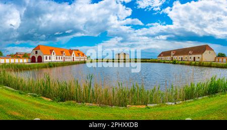 Valdemars Slot in Denmark during a summer day. Stock Photo
