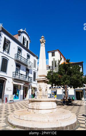 The Roman Catholic Cathedral of Our Lady of the Assumption, Se Catedral de Nossa Senhora da Assuncao. Funchal, Madeira, Portugal Stock Photo