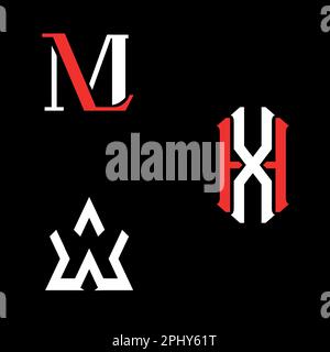 Letter logo, abstract logo, monogram logo, simple logo, modern logo and minimal logo design. This logo can be used for company, website and printing Stock Vector