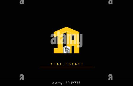 Real Estate letters Initials Monogram logo IA , AI Stock Vector