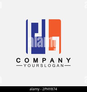 PB letter logo. Creative and Minimalist Letter BP PB Logo Design Stock Vector