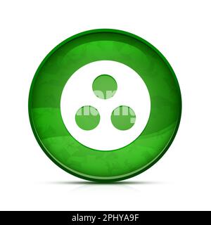 Group work icon on classy splash black round button Stock Photo - Alamy