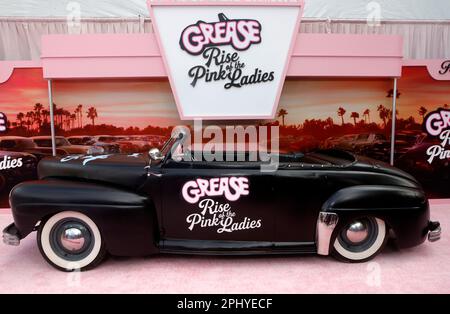 29 March 2023 -Los Angeles, California - Atmosphere. LA Premiere of Grease: Rise of the Pink Ladies held at Hollywood Legion Theater in Los Angeles. (Credit Image: © Fs/AdMedia via ZUMA Press Wire) EDITORIAL USAGE ONLY! Not for Commercial USAGE! Stock Photo