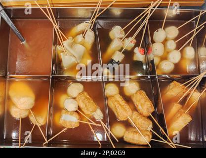Japanese Food, Assorted Fish Cake And Fish Ball For Oden Cooking Stock  Photo, Picture and Royalty Free Image. Image 143336965.