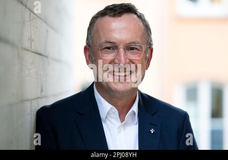 Munich, Germany. 30th Mar, 2023. Christian Kopp taken during the state synod after his election as state bishop. The state synod elects a successor for Bedford-Strohm, who steps down at the end of October after twelve years in office Credit: Sven Hoppe/dpa/Alamy Live News Stock Photo