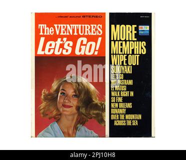 Lets Go! The Ventures - Vintage vinyl album cover Stock Photo - Alamy