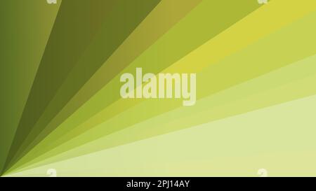 Abstract green background. Green and yellow beams of light. Stock Photo
