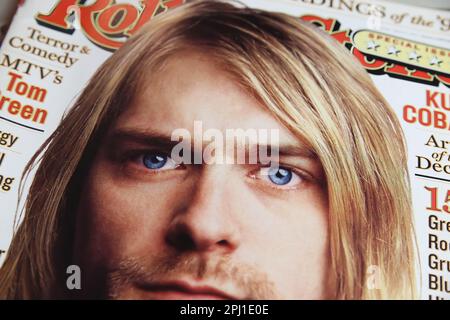 Rolling stone cover nirvana hi-res stock photography and images 