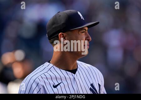 Anthony Volpe , our new short stop, walks! And then he steals to second