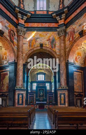 Kaunas, Lithuania, July 5, 2022: Pazaislis Monastery and church in Kaunas, Lithuania. Stock Photo