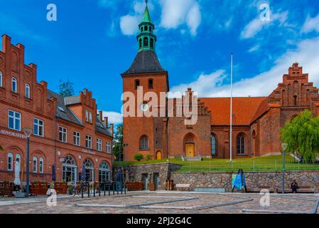 Svendborg, Denmark, June 20, 2022: Church of Our Lady in Svendborg, Denmark. Stock Photo