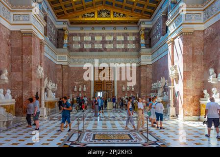 Regensburg, Germany, August 13, 2022: Interior of Walhalla monument near Regensburg, Germany. Stock Photo