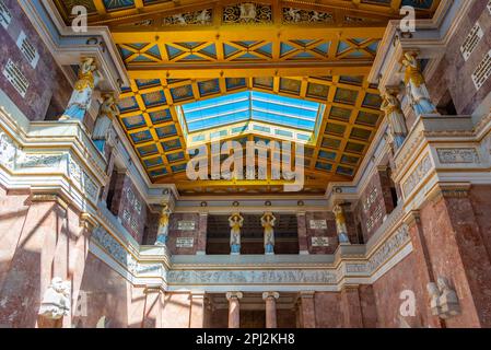 Regensburg, Germany, August 13, 2022: Interior of Walhalla monument near Regensburg, Germany. Stock Photo