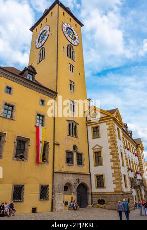 Regensburg, Germany, August 13, 2022: Old town hall in Regensburg, Germany. Stock Photo