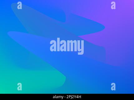 Dreamy Blue Purple Abstract Gradient Color Backgrounds. Vector Illustration Vector Design Stock Vector
