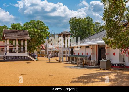 Kataragama, Sri Lanka, January 27, 2022: Maha Devale shrine at Kataragama, Sri Lanka. Stock Photo