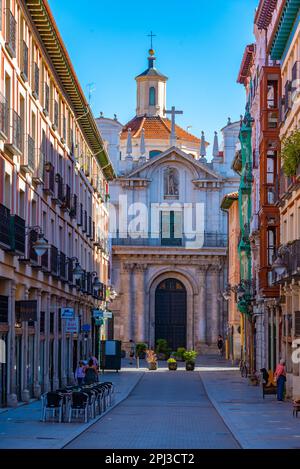 Valladolid, Spain, June 7, 2022: Iglesia de la Santa Vera Cruz in Valladolid, Spain. Stock Photo