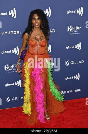 Beverly Hills, USA. 30th Mar, 2023. Sinitta at the 34th Annual GLAAD Media Awards at the Beverly Hilton Hotel. Picture Credit: Paul Smith/Alamy Live News Stock Photo