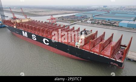 SUZHOU, CHINA - MARCH 29, 2023 - Xinfu 104, the world's largest ...