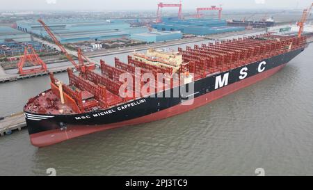SUZHOU, CHINA - MARCH 29, 2023 - Xinfu 104, the world's largest ...