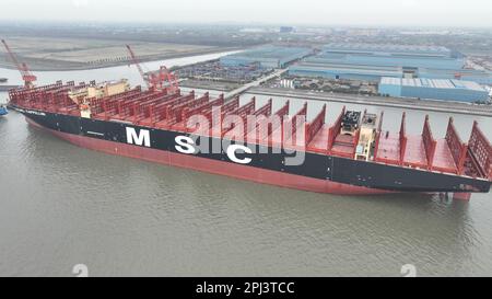 SUZHOU, CHINA - MARCH 29, 2023 - Xinfu 104, the world's largest ...