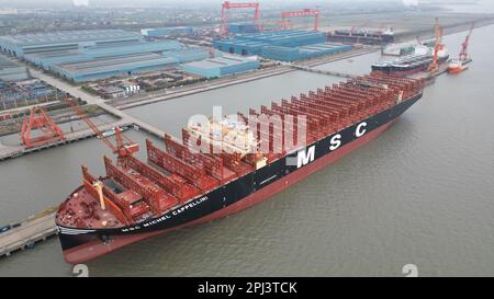 SUZHOU, CHINA - MARCH 29, 2023 - Xinfu 104, the world's largest ...