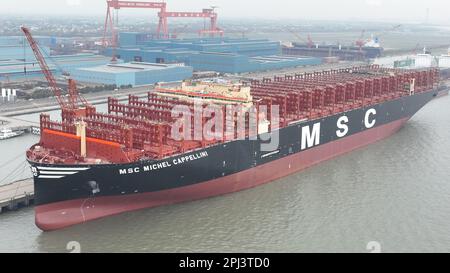 SUZHOU, CHINA - MARCH 29, 2023 - Xinfu 104, the world's largest ...