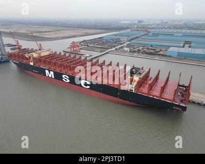 SUZHOU, CHINA - MARCH 29, 2023 - Xinfu 104, the world's largest ...